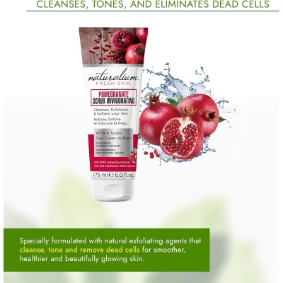 Lotion exfoliante pomegranate 175ml NATURALIUM