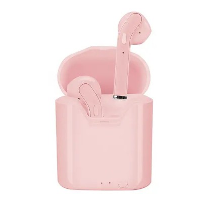 Ecouteurs Bluetooth Color Sound Pink avec Dock de Charge Ecouteurs Bluetooth Color Sound Pink avec Dock de Charge